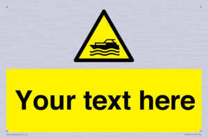 Custom Warning motorised watercraft